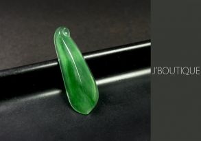 A-Grade Natural Myanmar Icy Transparent Bright Green Jadeite Jade Good Luck Melon Loose / Handstone