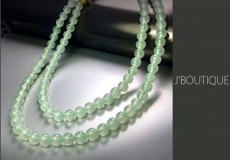ミャンマー産 翡翠 ビーズ ネックレス beads205 ミャンマー産 翡翠 ビーズ ネックレス beads205 | せんとば～な
