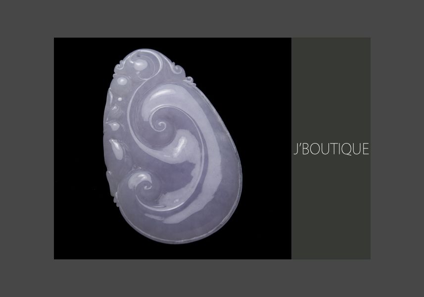 希少❣️ミャンマー産天然翡翠、高品質黒翡翠【吉兆】鯉魚戲蓮　鑑定書付き ミャンマー産黒翡翠 原石磨き1．16kg /jad-01 : 天然石専門