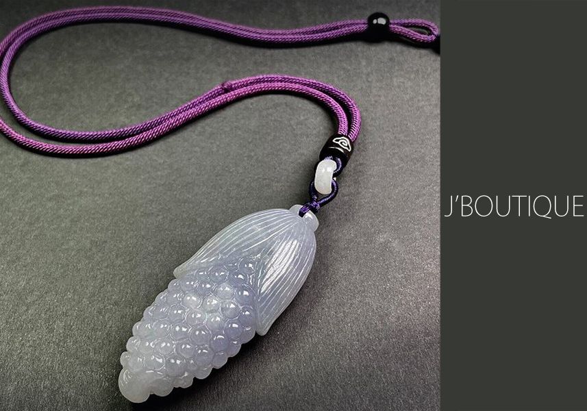 翡翠 トウモロコシ ミャンマー産天然無処理翡翠 とうもろこし コーン ペンダント