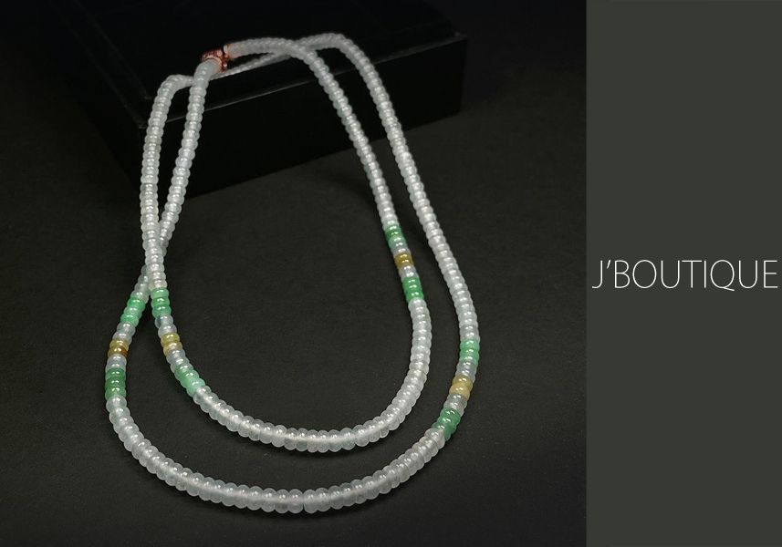 ミャンマー産　天然本翡翠　A貨　氷種　黄翡　ネックレス ミャンマー産 天然本翡翠 A貨 氷種 黄翡 ネックレス ミャンマー