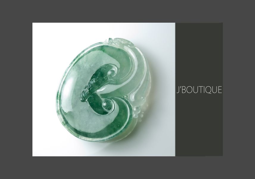 天然石　ミャンマー翡翠如意棒 ミャンマー産天然無処理翡翠 馬 如意 オーナメント 手石